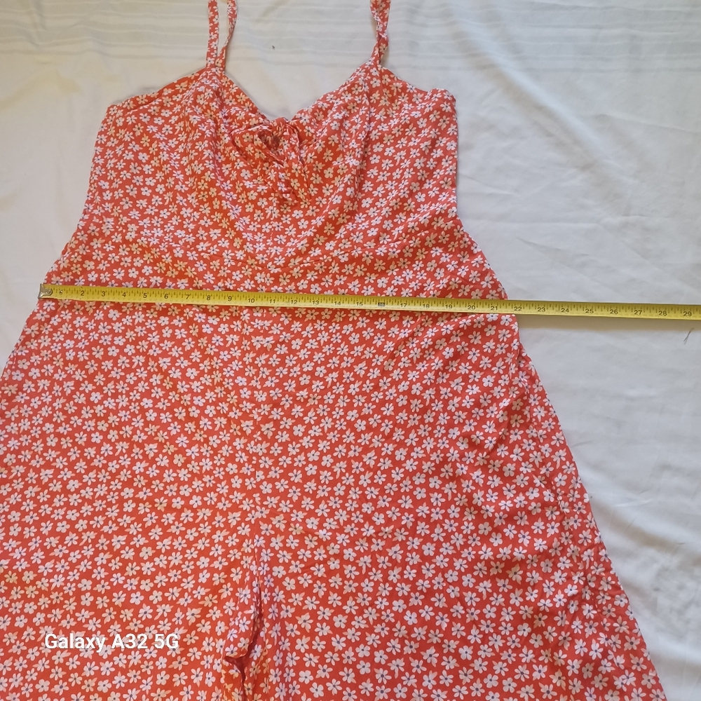 Old Navy  Red Patterned Women's Jumpsuit Size XL - Picture 14 of 16